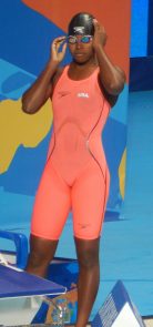 U.S. swimmer Simone Manuel