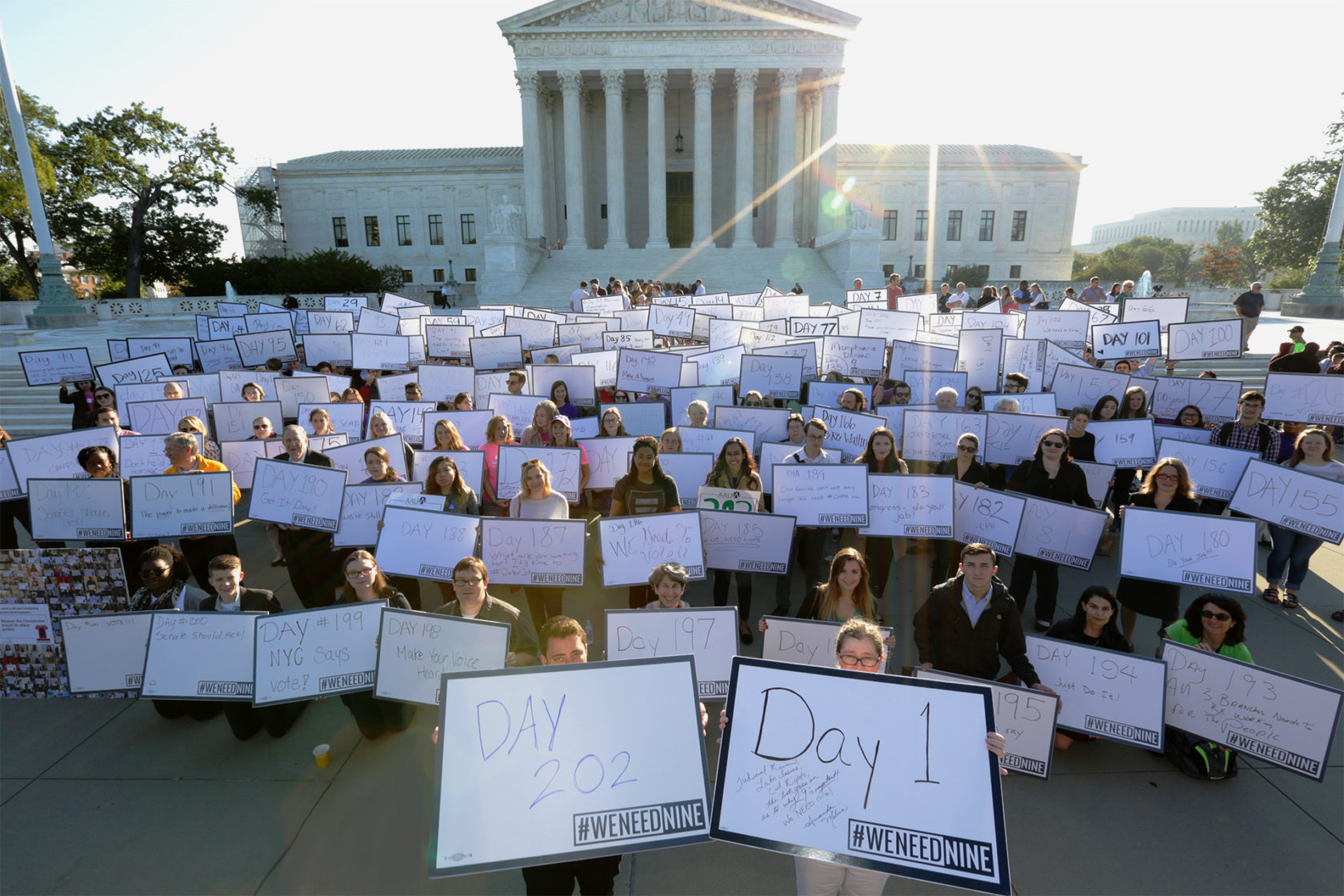 Protest at the Supreme Court as the 2016-17 Term Begins With Eight ...