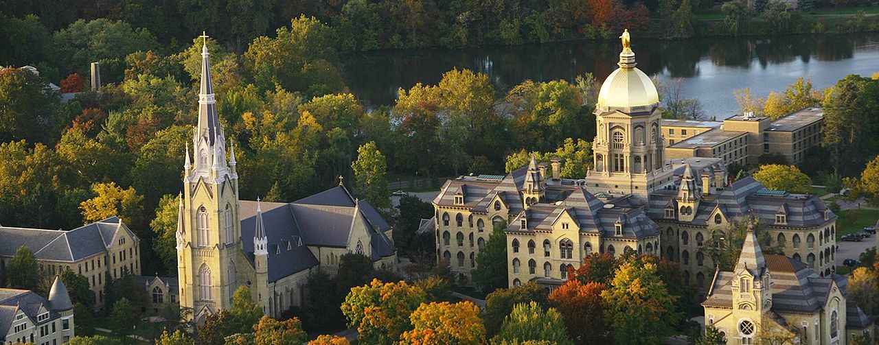 The Notre Dame campus