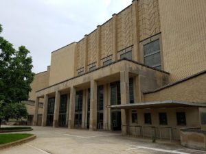 A view of the Memorial Coliseum in Lexington, Kentucky