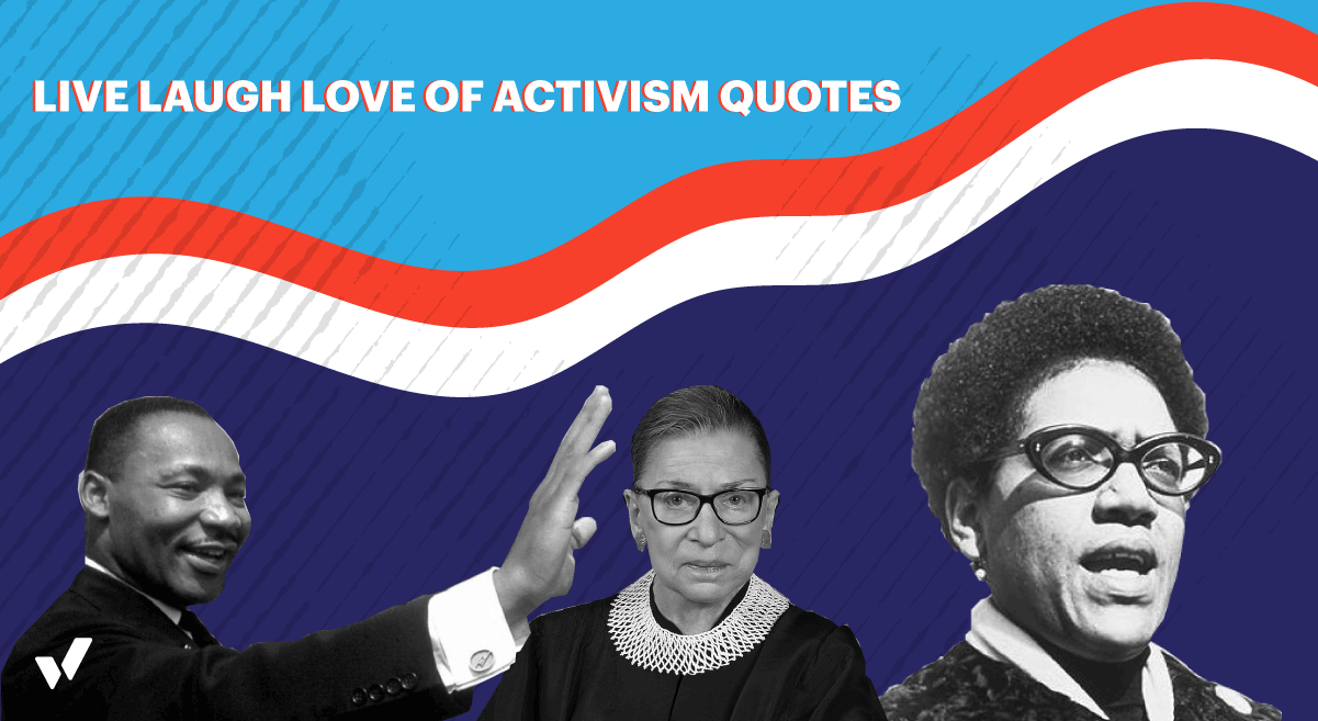 collage of Martin Luther King Jr., Ruth Bader Ginsburg, and Audre Lorde.